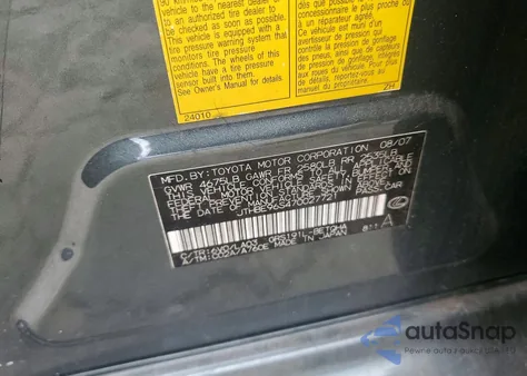 2007 Lexus Gs 350 z USA, uszkodzony, nr VIN JTHBE96S470027721